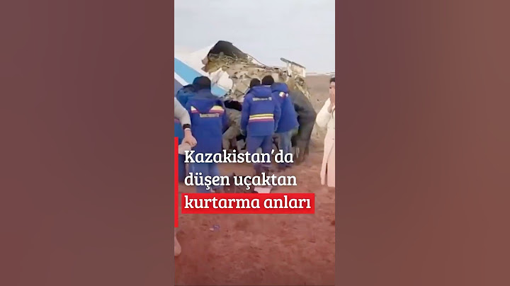 Düşen uçaktaki yolcular böyle kurtarıldı