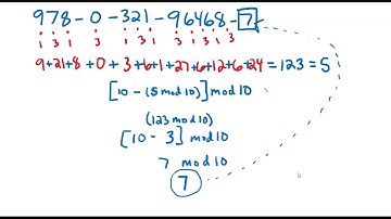 ISBN-13 Check Digit and Modulus