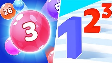 Marble Run 3D ⚔️ Number Master - All Levels Gameplay Walkthrough Android, IOS - APK NEW UPDATE!