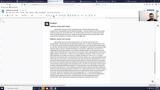 Composition I, Week 2: Completing the Reflection Journals