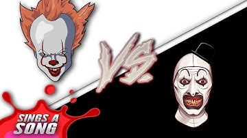 Pennywise Vs Art Rap Battle (IT Vs Terrifier Scary Horror Song)(HALLOWEEN SONGS EVERYDAY!)