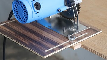 Make A Circular Saw Gauge Plate || Circular Saw Hack