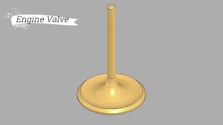 Engine Valve || Autodesk Inventor Tutorial