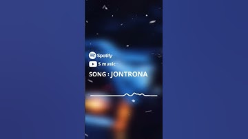 JONTRONA Song| Tanveer Even | Status 💔 Bangla song Lo-fi Mix. #bengalisong #slowedandreverb