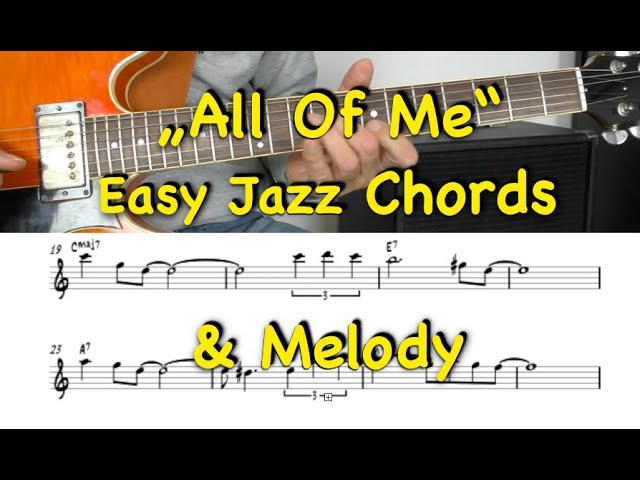 All Of Me Jazz Guitar Lesson - Melody, Analysis, and Solo