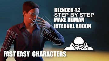 FREE Animatable Characters in Minutes! MakeHuman for Blender 4.2 (Beginner-Friendly)