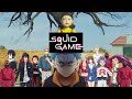 Broke Anime characters in SQUID GAME .#anime #アニメ #squidgame