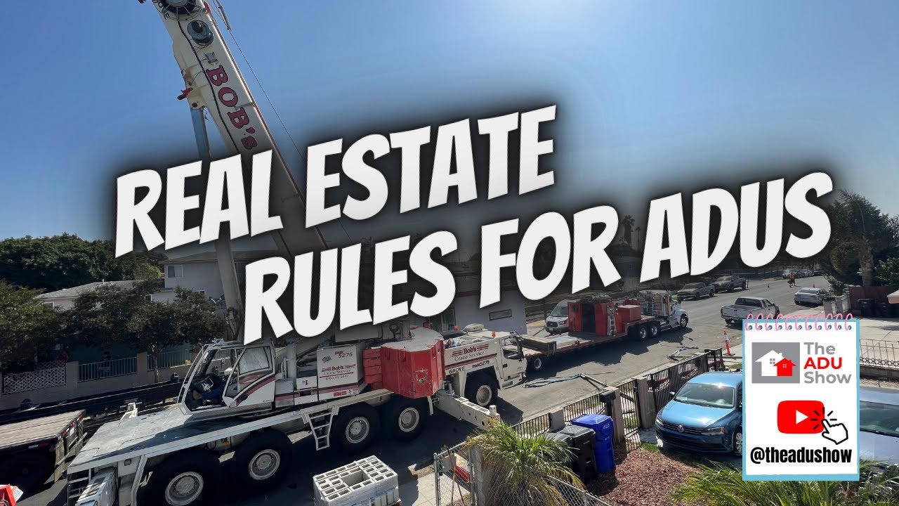 12. Real Estate Rules for ADUs YouTube