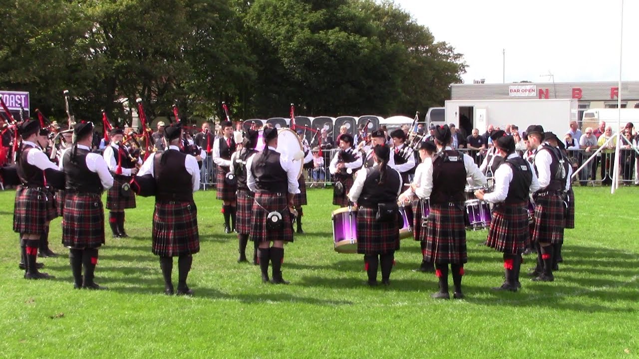 WILLIAMWOOD PIPE BAND AT NORTH BERWICK HIGHLAND GAMES 2019 GRADE 3