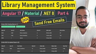 Angular 17 Library Management System (2023) | Part 4 | Admin Panel | .NET 8