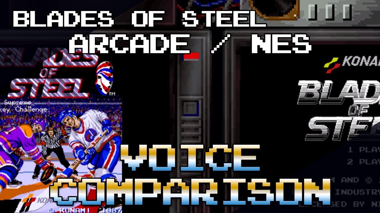 BLADES OF STEEL ARCADE / NES VOICE COMPARISON YouTube