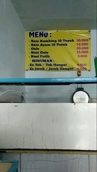 Sate Gule Kambing Pak Sahir Perempatan Pilang Wonoayu Satenya Besar Rasanya Mantap Pelayanan Cepat