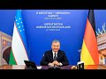Шавкат Мирзиёев провел переговоры с Меркель и пригласил ее в Узбекистан