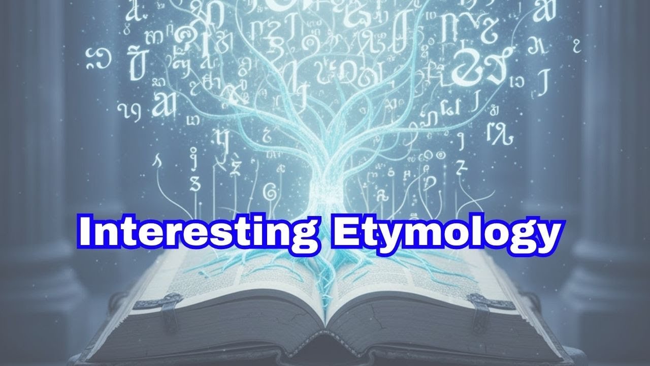 Interesting Etymology Explained | Word Origins That Will Surprise You | शब्दों की रोचक उत्पत्ति
