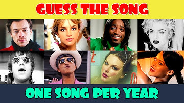 Guess the Song Music Quiz | One Song per Year (1990-2025)
