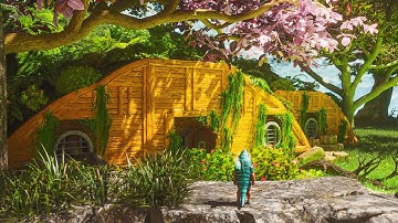 I Built a Hobbit Hole in ARK: Survival Ascended!