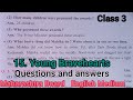 15. Young Bravehearts| Class 3|Questions and Answers|English Medium|Maharashtra Board|NCERT|story