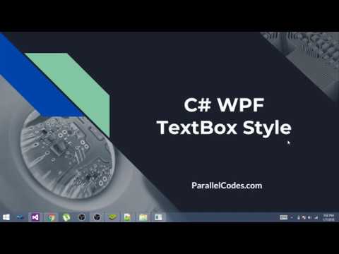 WPF Textbox Style - Changing Colors on Focus and Styling
