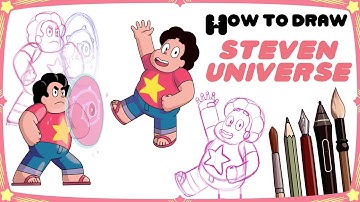 How to draw STEVEN UNIVERSE - Step by Step Art Tutorial