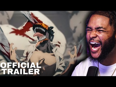 Chainsaw Man - Official Anime Trailer REACTION !!