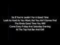 Jim Croce - Top Hat Bar And Grill (With Lyrics)