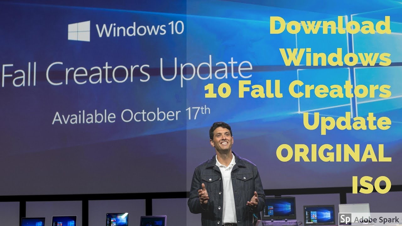 Download Windows 10 Fall Creators Update ORIGINAL ISO - YouTube