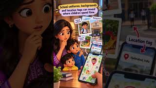 Why I Use AI Instead of My Kids’ Real Photos 😳 | 6 Risks Every Parent Should Know #shorts