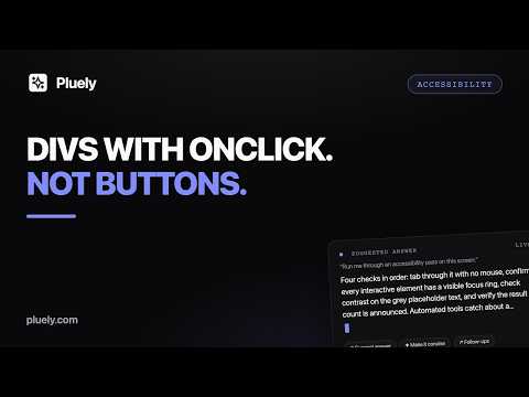 Accessibility Pass on a Frontend Take-Home: Focus, ARIA Live, Native Dialog — in Pluely