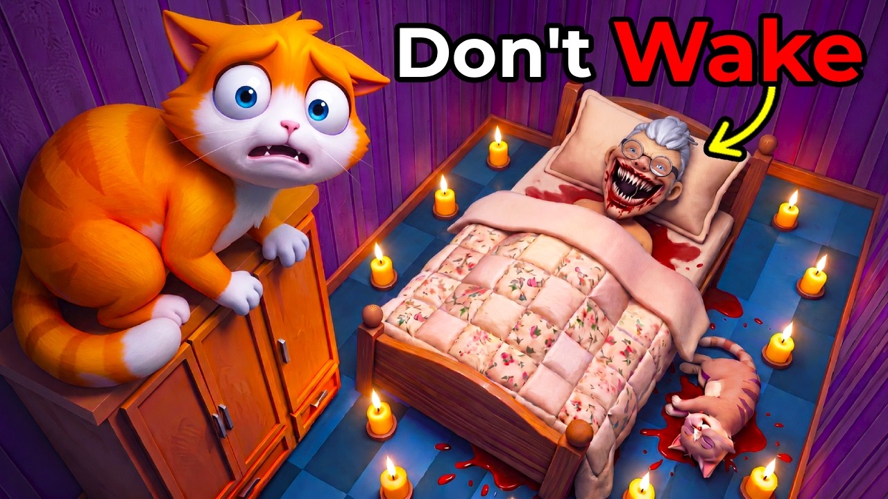 Don't Wake Up SLEEPING GRANNY at 3AM... (I Am Cat VR)