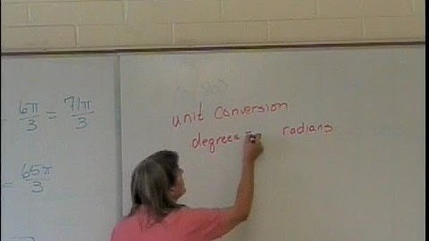 Angles and Radian Measure (part 3)