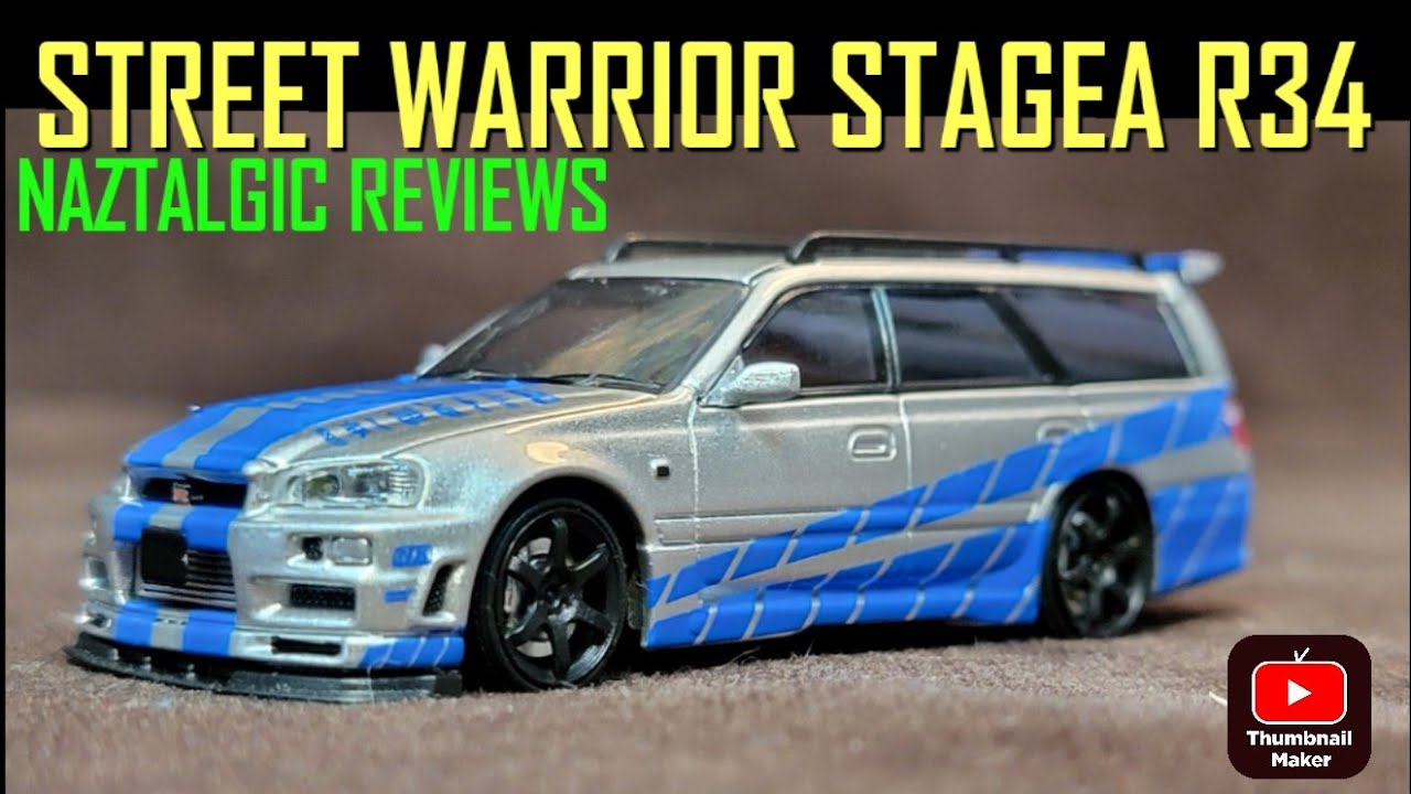 Street Warrior Stagea R34 Wagon Skyline | Ghost player | Unboxing