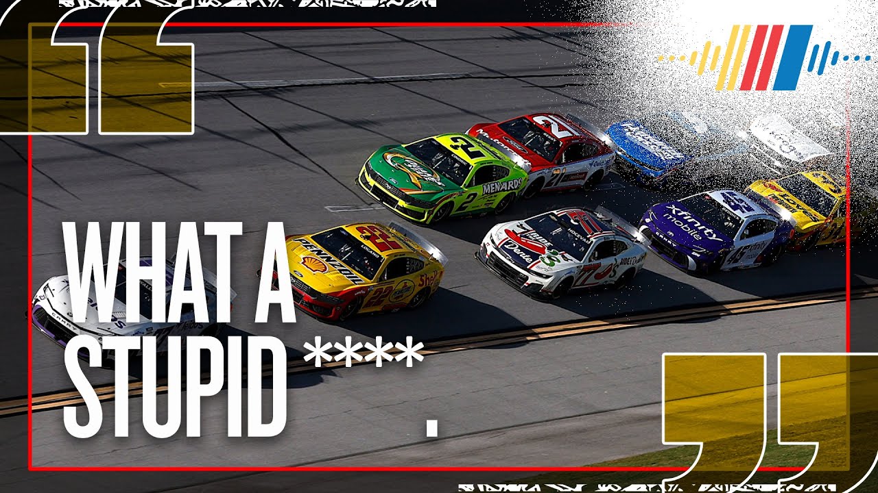 'Way to go, you dumb ****' | NASCAR's RADIOACTIVE from Talladega