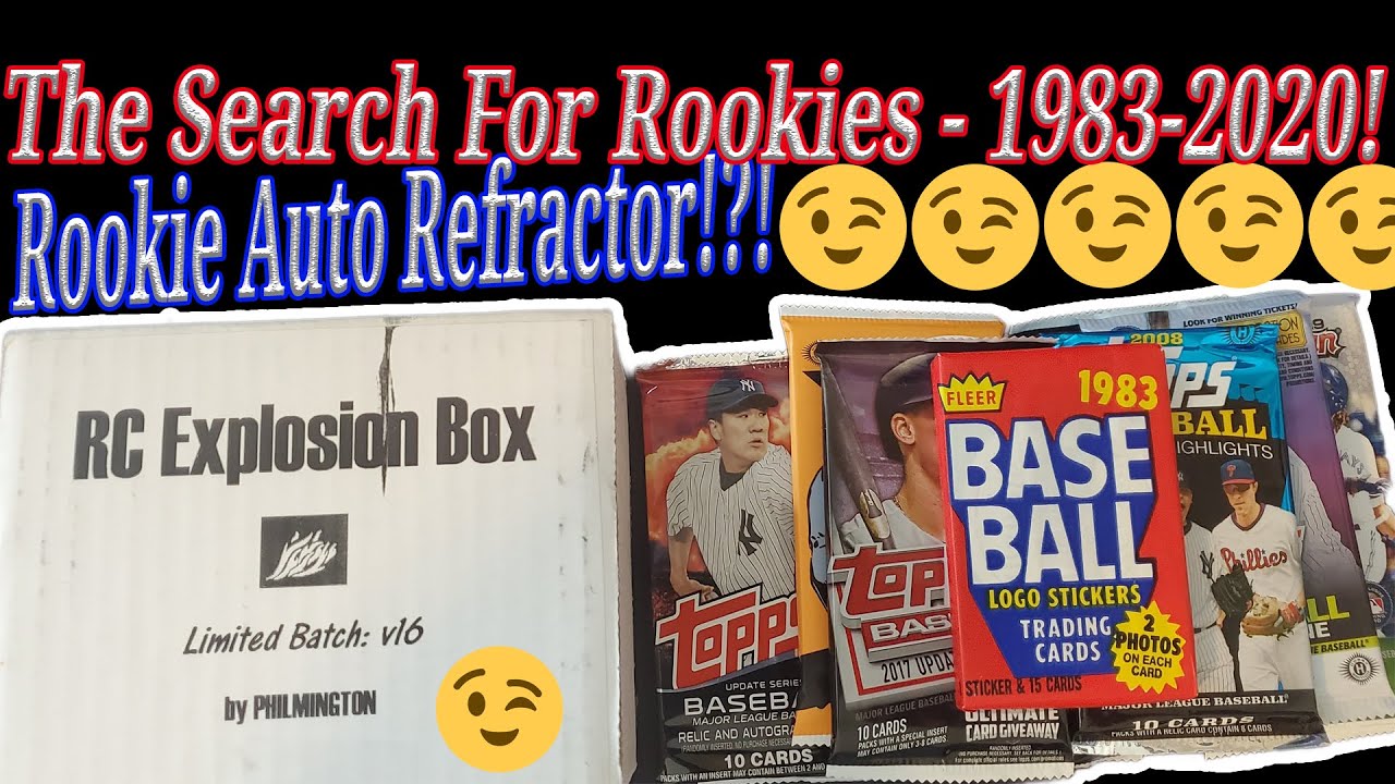 Rookie Card Explosion Box V16 - Opening 11 Packs from 1983-2020