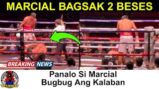 Eumir Marcial Bagsak Sa Round 3 At 10, Pero Bugbug ang Kalaban Kaya Panalo Si Marcial Majority
