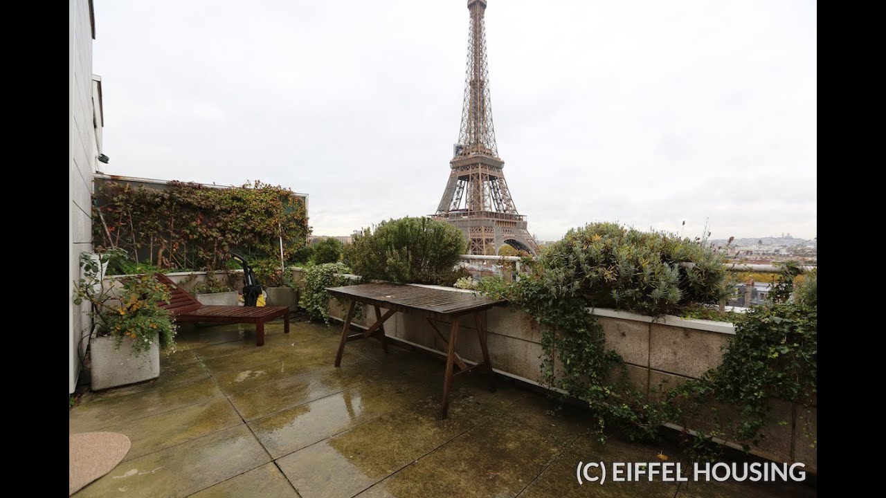 Avenue de Suffren Paris 15 55 sqm + 15 sqm terrace w/ unobstructed