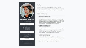 Create This Simple Resume Layout Using Bootstrap