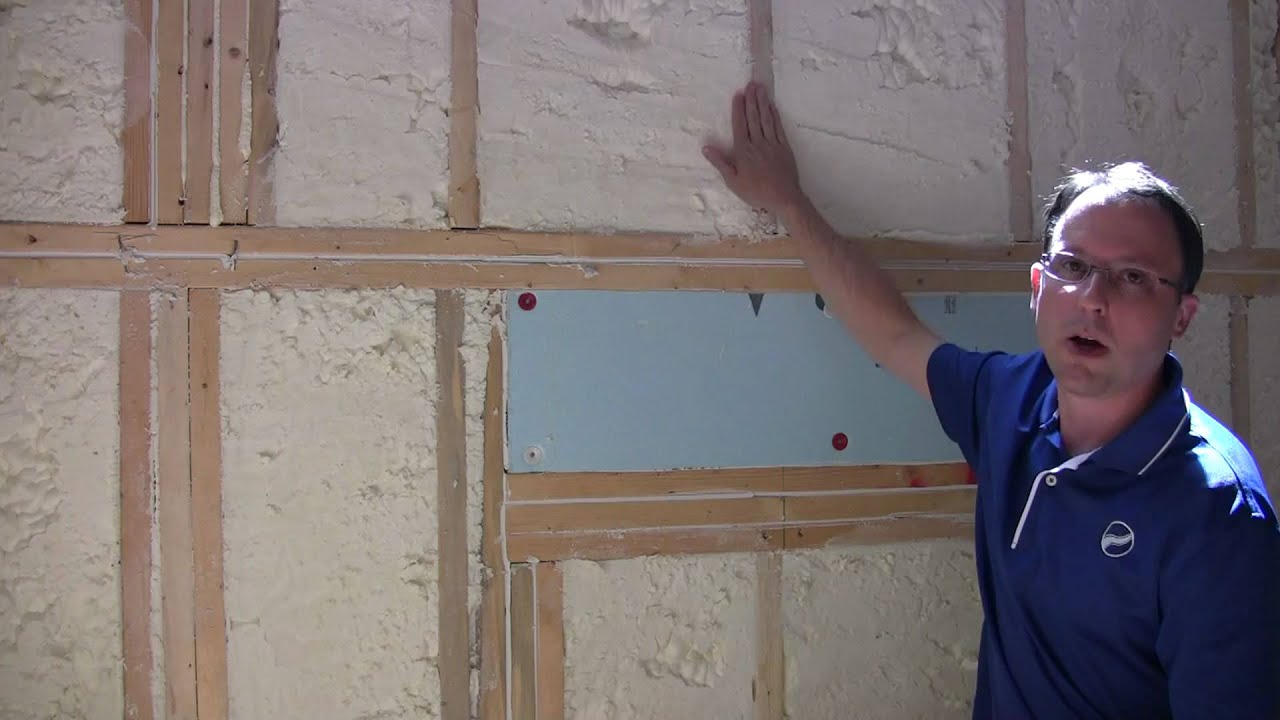 Spray Foam Insulation Application - YouTube