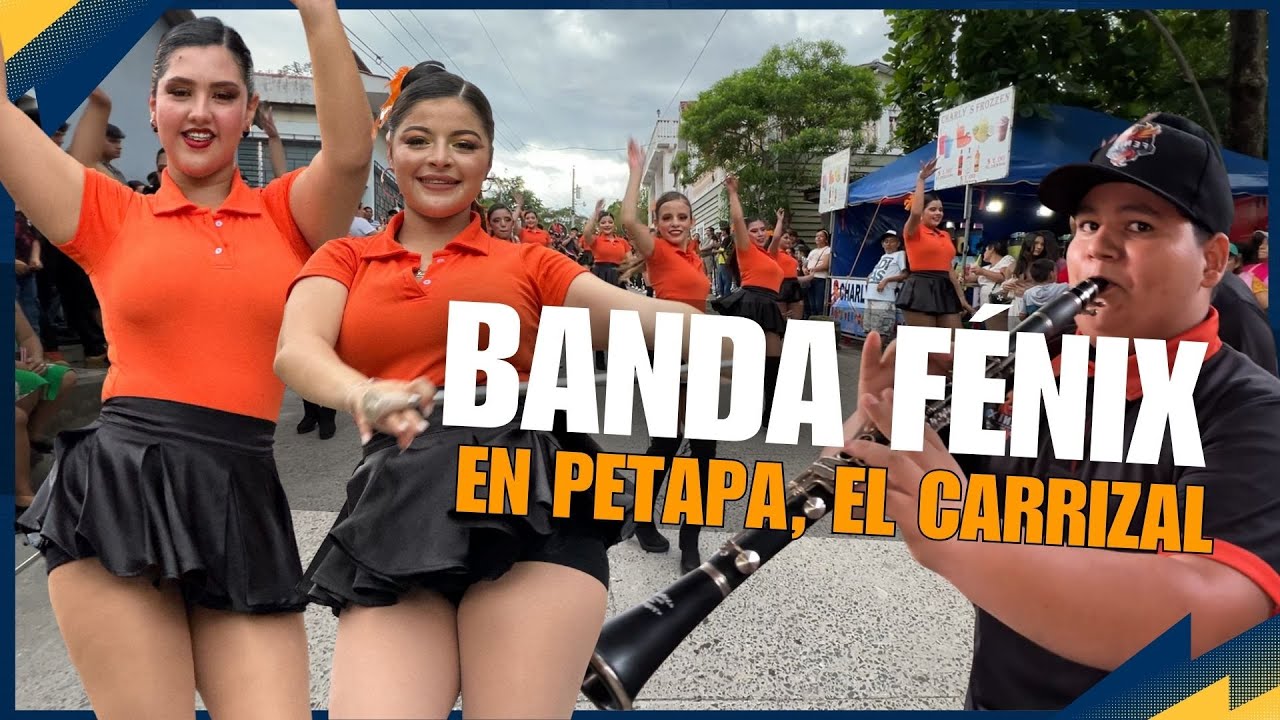 Música y belleza llevó la Fénix Music Band 503 a las fiestas de Petapa en El Carrizal, Chalatenango.