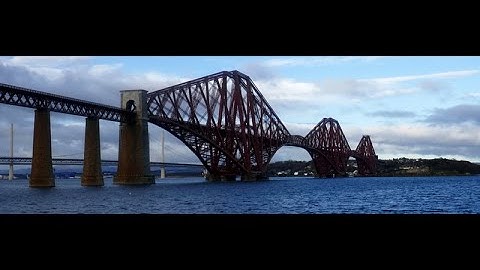 Famous Railway Bridge On History Visit to The Firth Of Forth Scotland