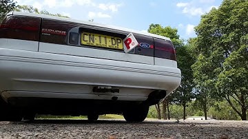 Ford Ed Fairmont custom exhaust