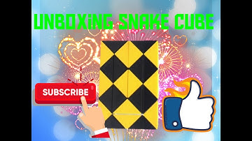 Unboxing Snake cube