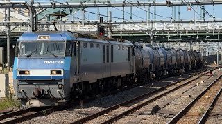 EH200–901号機+タキ+コキ 臨8764レ大宮駅通過