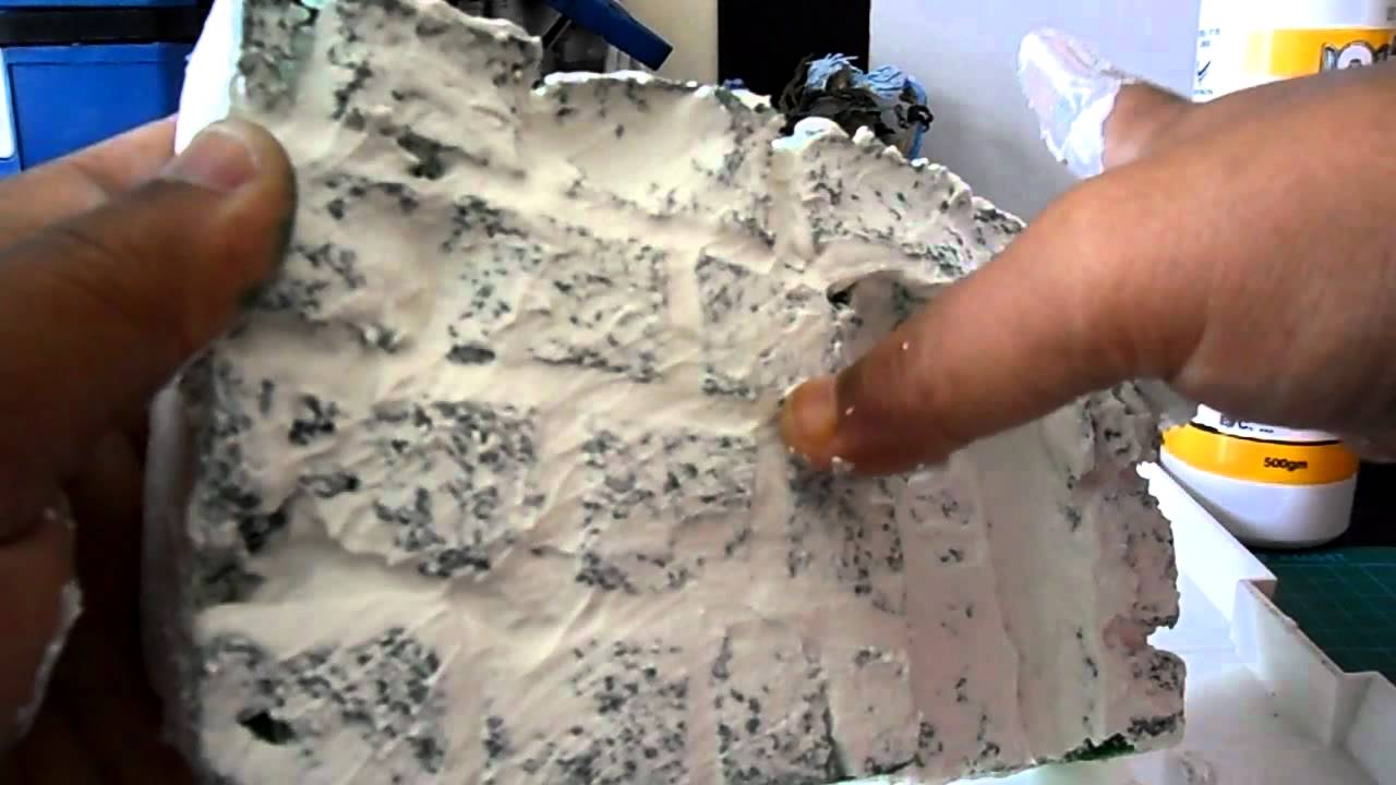 How to do brick effect on your diorama pt 2 YouTube