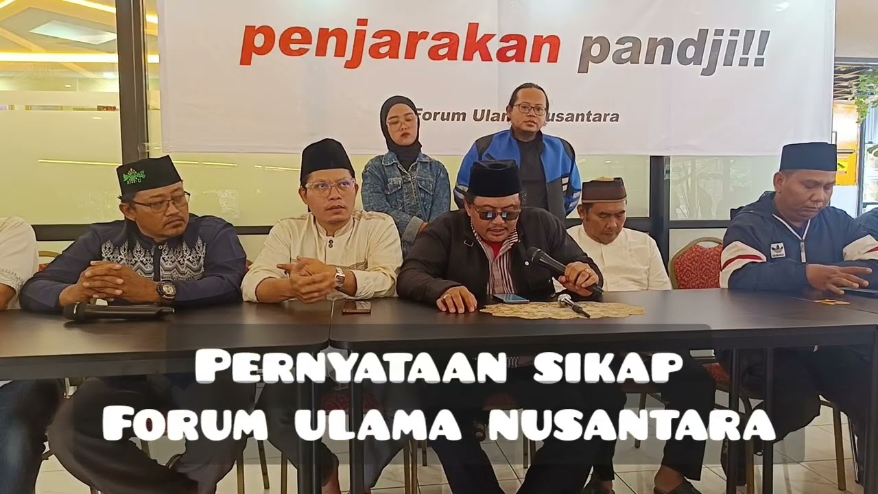 Pernyataan Sikap Forum Ulama Nusantara mengenai Panji Komika