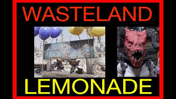 LEMONADE & HARD LEMONADE PLAN locations Fallout 76 Mr. Queeze location Wasteland Lemonade Stand