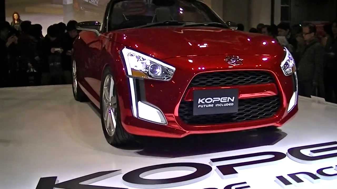 コペン 新型 ダイハツ 軽自動車 動画 東京オートサロン２０１４ Youtube