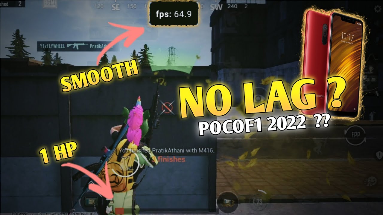 😲 The power Of Overclock Touch POCOPHONE F1 with Fps Meter - 2022