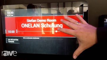 COMM-TEC 15: ONELAN Introduces Its New Interactive Room Booking Solution (DE)