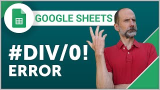 Google Sheets  The #DIV/0! Error and How to Fix It
