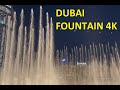 Dubai fountain 4K Sarah Brightman and Andrea Bocelli Time to say Goodbye